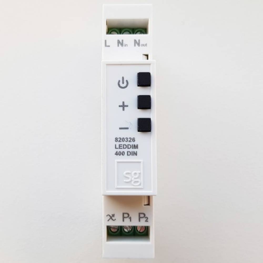 SG Leddim 400 Dimmer for sikringskap montasje