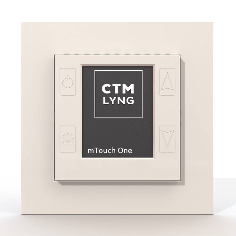 CTM Mtouch One Termostat Polarhvit 2-pol