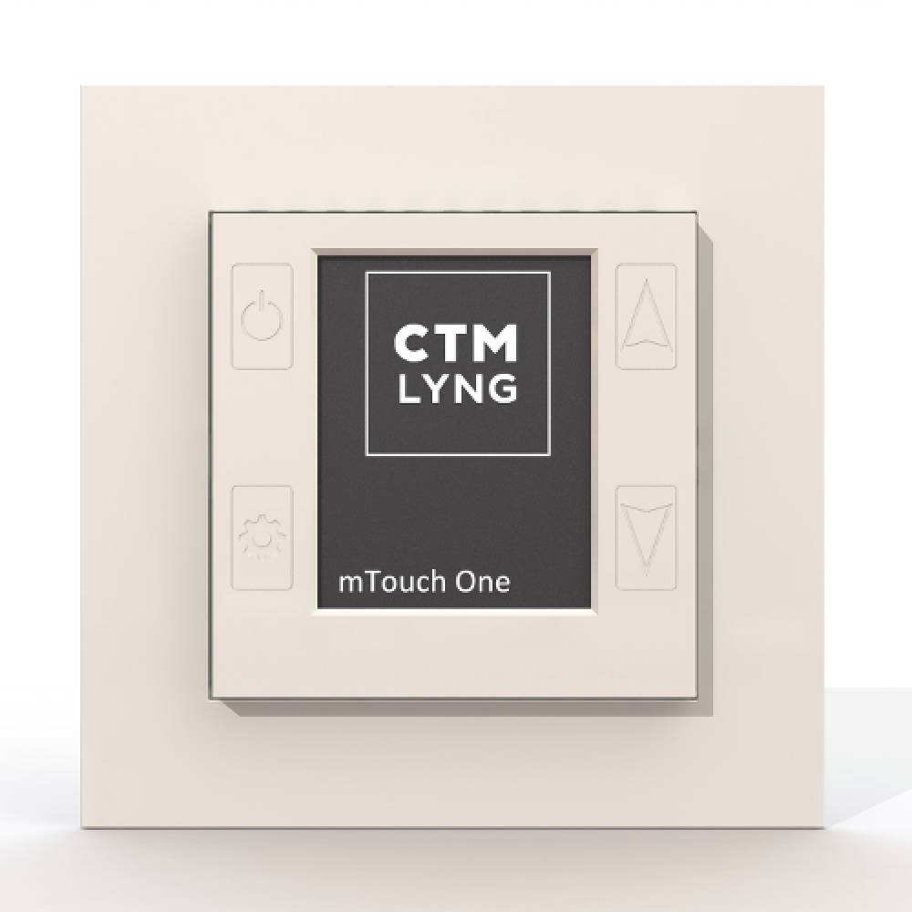 CTM Mtouch One Termostat Polarhvit 2-pol