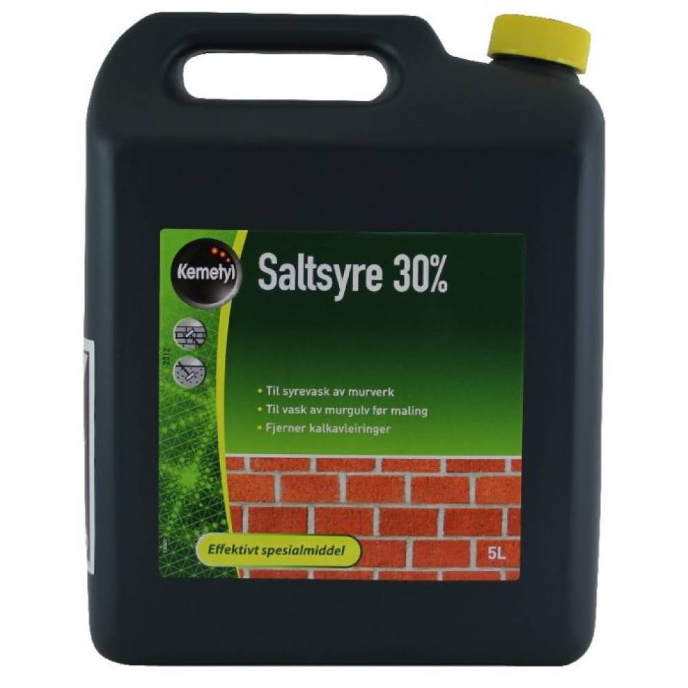 Saltsyre 30% 5 liter