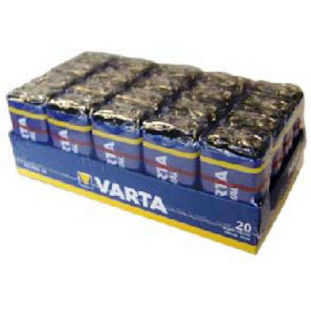 Varta 9v Alkalisk batteri bulk proff 20pk