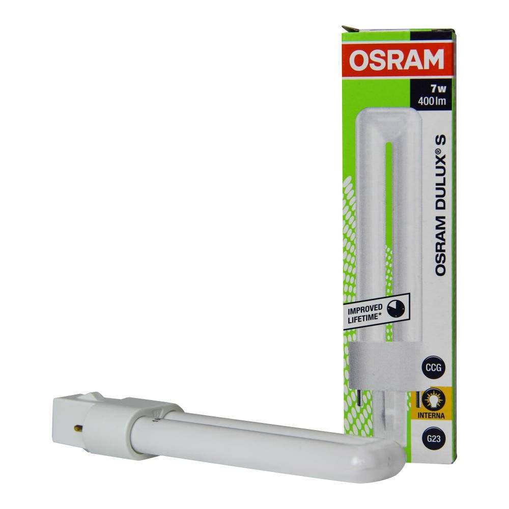 Osram Kompaktlysrør 7w 827 10pk